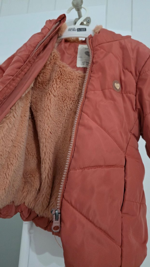 Kız Çocuk Fermuarlı Mont - Görsel 4