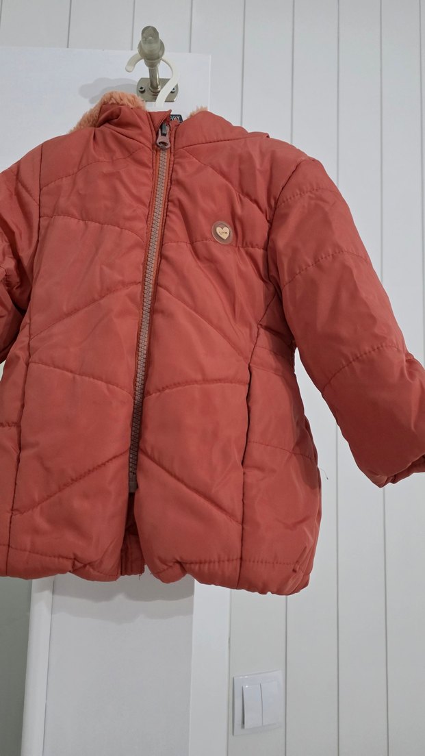 Kız Çocuk Fermuarlı Mont - Görsel 3