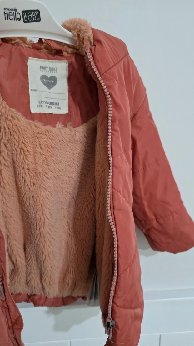 Kız Çocuk Fermuarlı Mont - Görsel 5