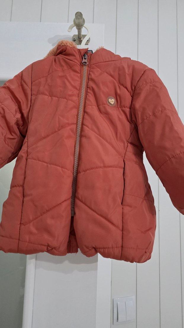 Kız Çocuk Fermuarlı Mont - Görsel 2