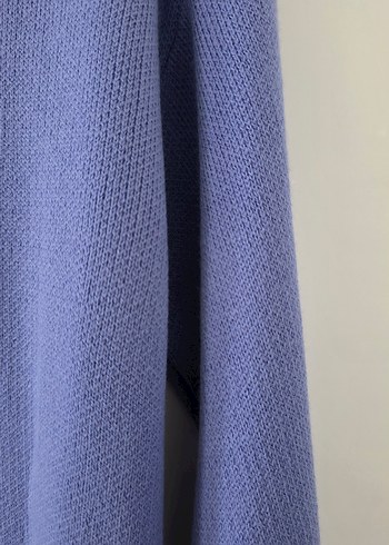 Mavi Örme Kadın Kazak - Görsel 5