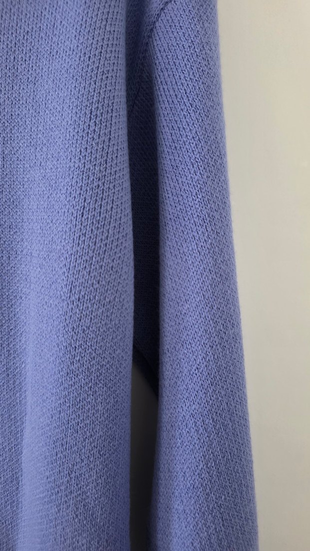 Mavi Örme Kadın Kazak - Görsel 5