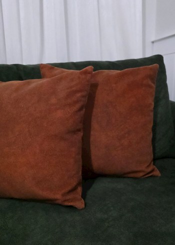 Kiremit Rengi Modern Dekoratif Yastık - Görsel 5