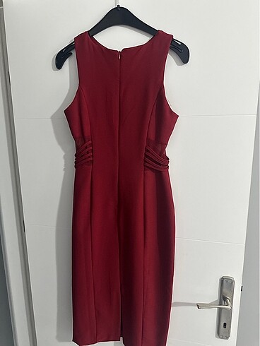 38 Beden bordo Renk Kalem elbise