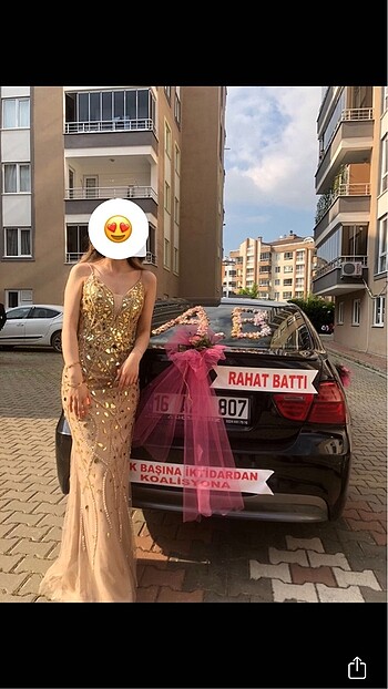 İşlemeli taşlı abiye