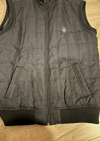 Siyah Fermuarlı Erkek Yelek - Görsel 4