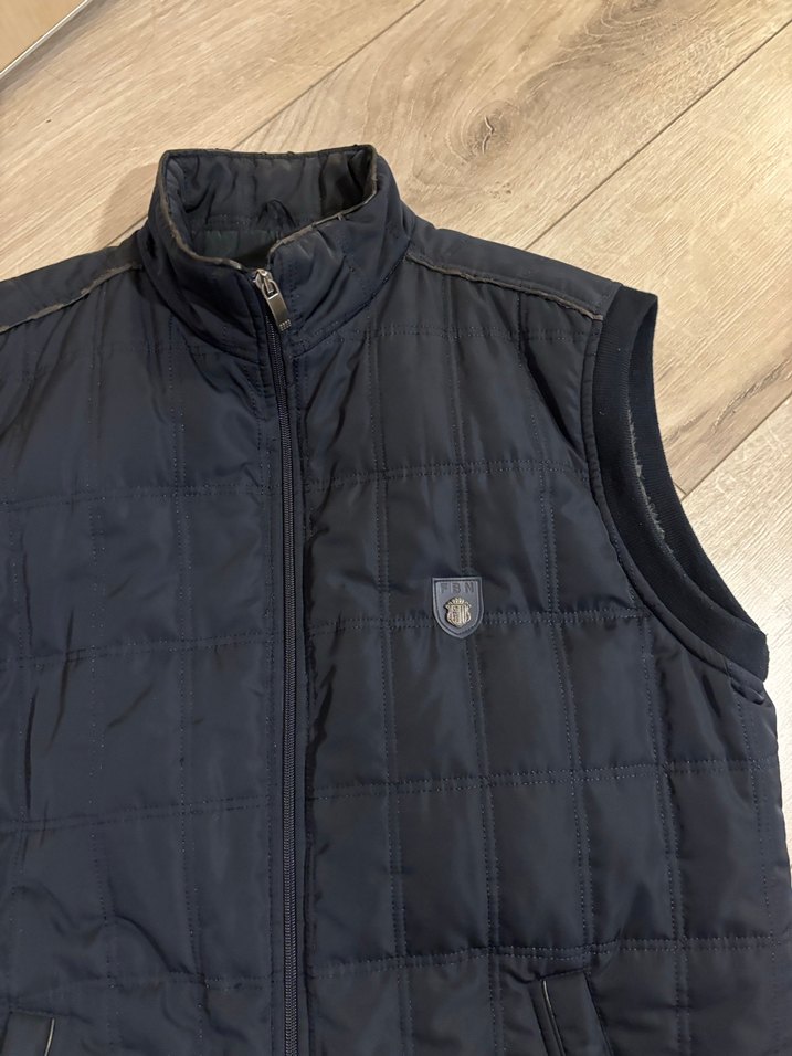 Siyah Fermuarlı Erkek Yelek - Görsel 2