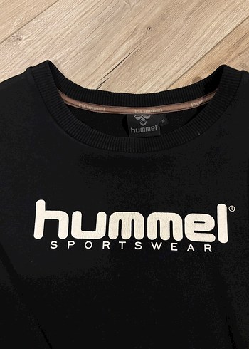 Hummel Siyah Baskılı Uzun Kollu Sweatshirt - Görsel 3