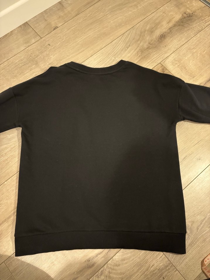 Hummel Siyah Baskılı Uzun Kollu Sweatshirt - Görsel 4