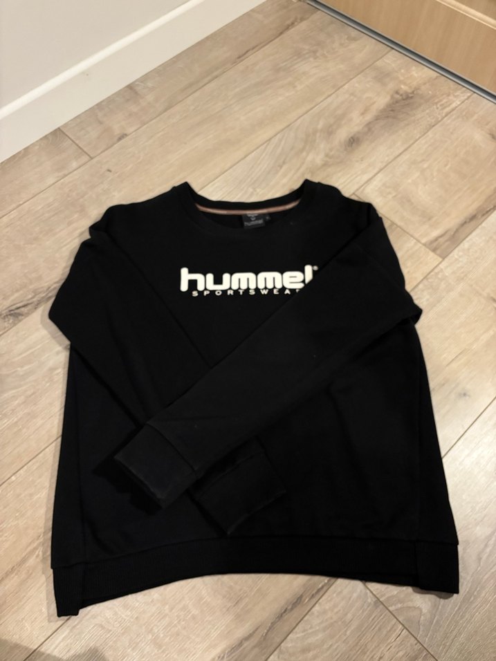 Hummel Siyah Baskılı Uzun Kollu Sweatshirt - Görsel 2
