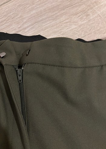 Mango Haki Kumaş Pantolon - Görsel 4