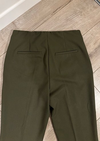 Mango Haki Kumaş Pantolon - Görsel 6