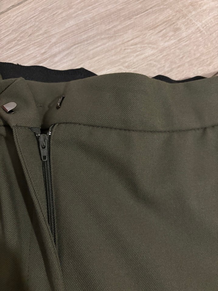 Mango Haki Kumaş Pantolon - Görsel 4