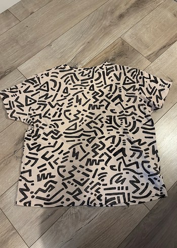 Mango Desenli Tişört - Görsel 3