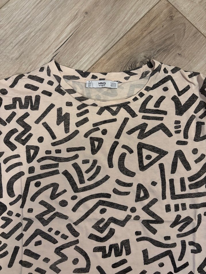 Mango Desenli Tişört - Görsel 2