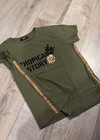 adL Haki Tişört - Görsel 2