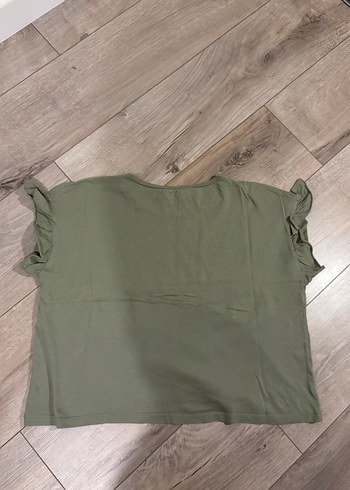 Zara Yeşil Tişört - Görsel 4