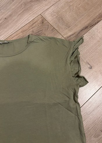 Zara Yeşil Tişört - Görsel 2
