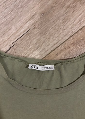 Zara Yeşil Tişört - Görsel 3