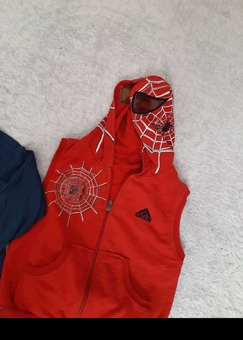 Adidas Kırmızı Örme Kapüşonlu Erkek Eşofman Takımı