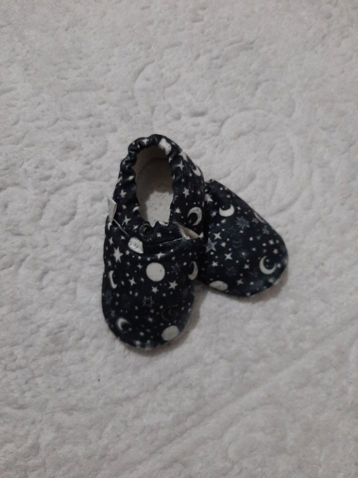 Baskılı Erkek Bebek Patikleri Cırtlı - Görsel 3