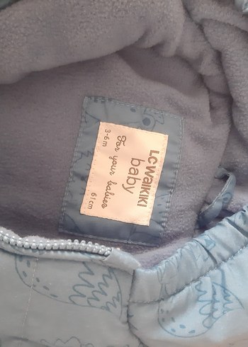 Mavi Erkek Bebek Kapüşonlu Tulum - Görsel 3