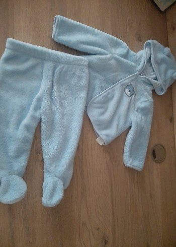 Mavi Erkek Bebek Polar Tulumu - Görsel 3