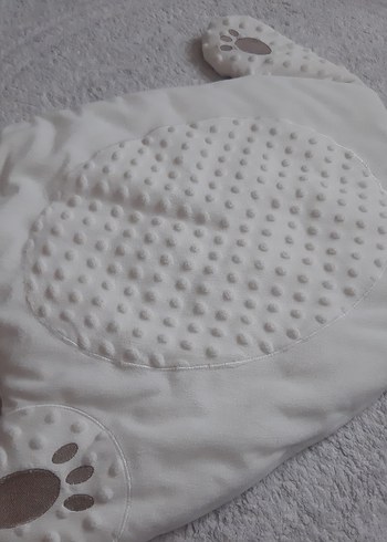 Beyaz Yumuşak Bebek Uyku Minderi - Görsel 2