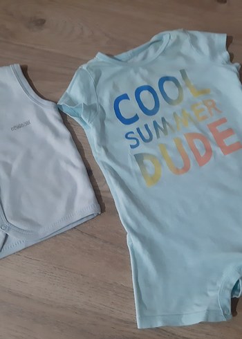 Pastel Mavi Baskılı Çocuk İçlik - Görsel 2