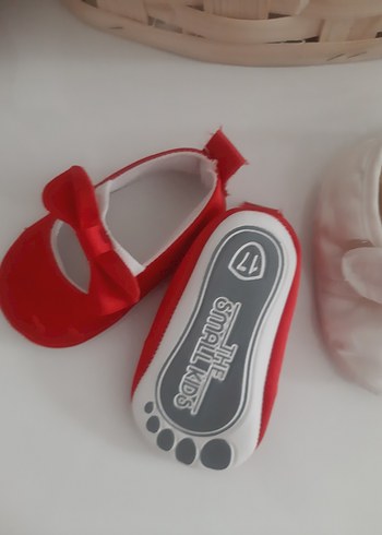 Kız Bebek İlk Adım Ayakkabısı Beyaz Fiyonk - Görsel 3