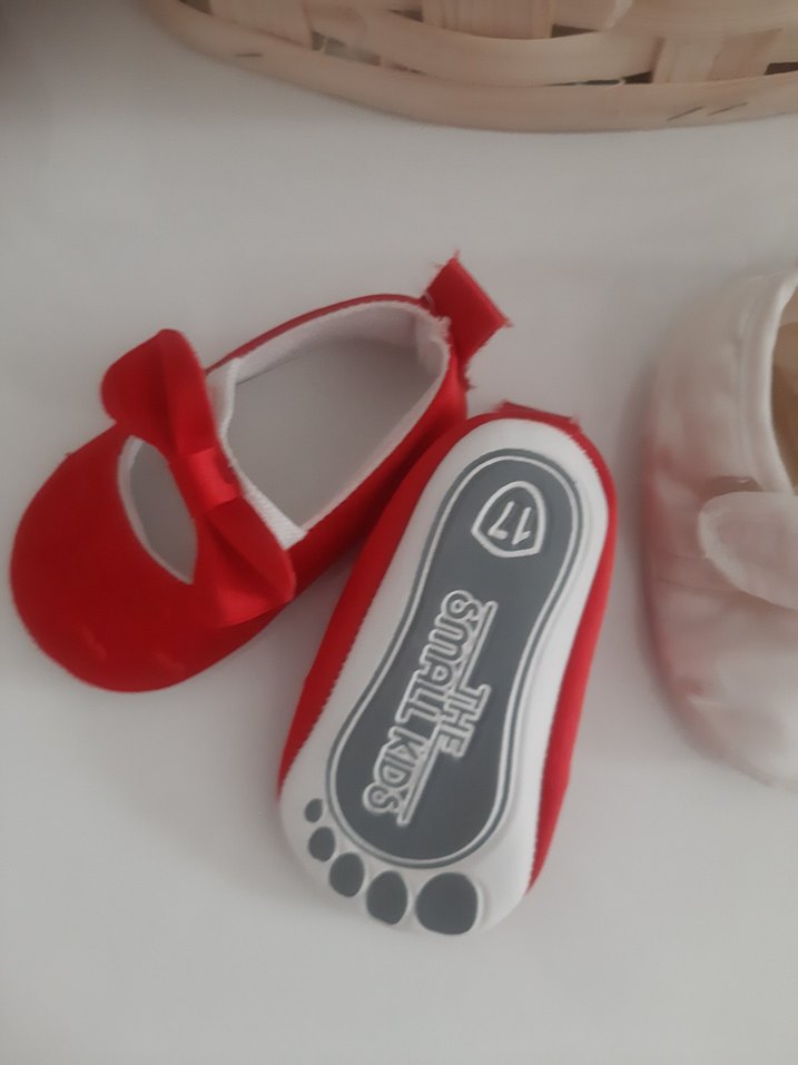 Kız Bebek İlk Adım Ayakkabısı Beyaz Fiyonk - Görsel 3