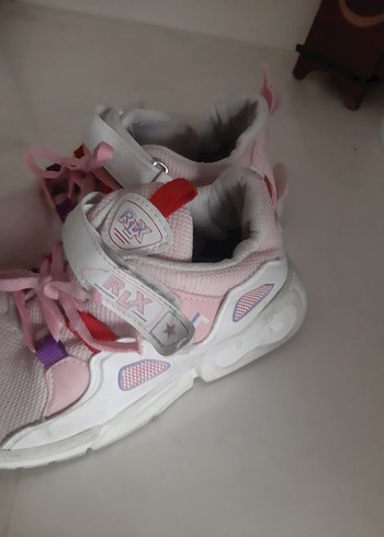 Kız Çocuk Pembe Bağcıksız Spor Ayakkabı - Görsel 4