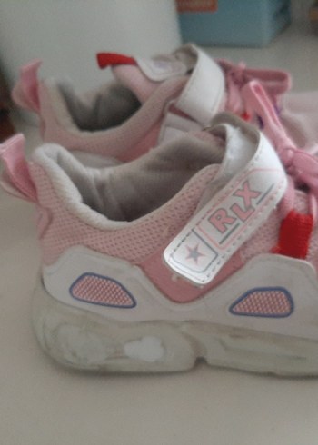 Kız Çocuk Pembe Bağcıksız Spor Ayakkabı - Görsel 3