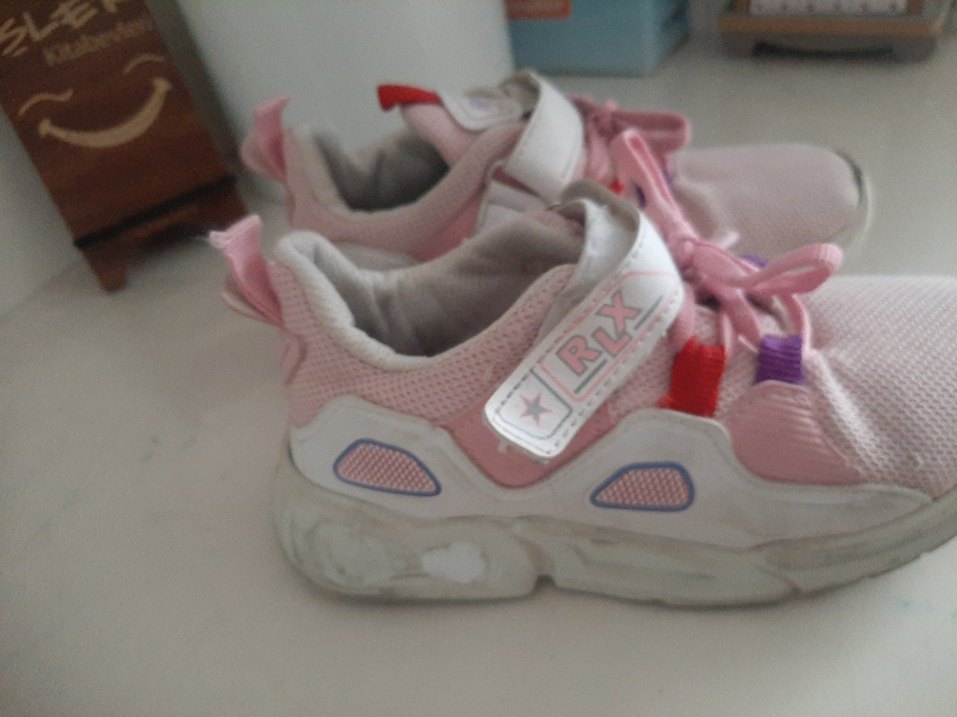 Kız Çocuk Pembe Bağcıksız Spor Ayakkabı - Görsel 3