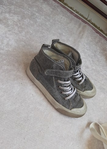 H&M Erkek Çocuk Gri Denim Spor Ayakkabı