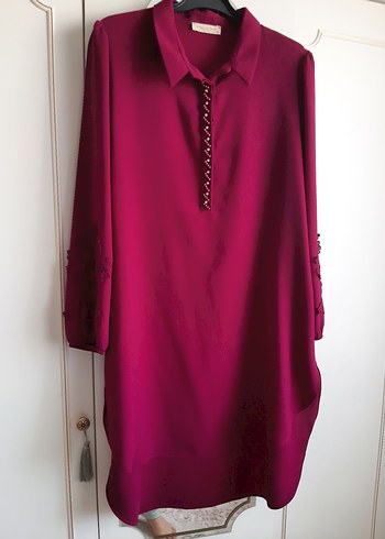 Zara Uzun Kollu Nakışlı Kadın Tunik