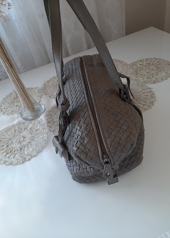 Bottega Veneta Bej Deri Kadın Omuz Çantası