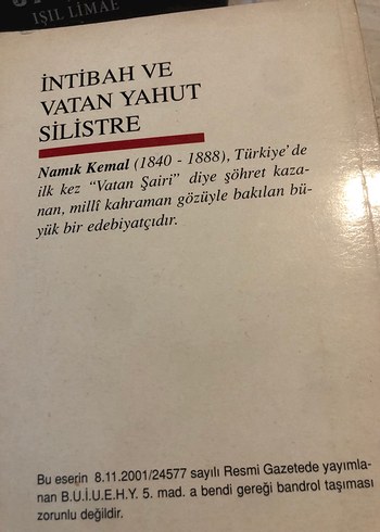 İntibah ve Vatan Yahut Silistre - Namık Kemal