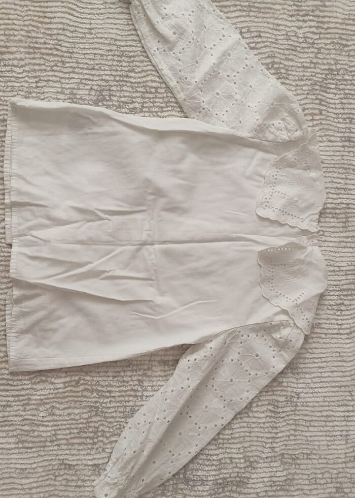 Çocuk Beyaz Gömlek  - Görsel 2