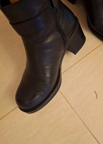 siyah deri bot - Görsel 7