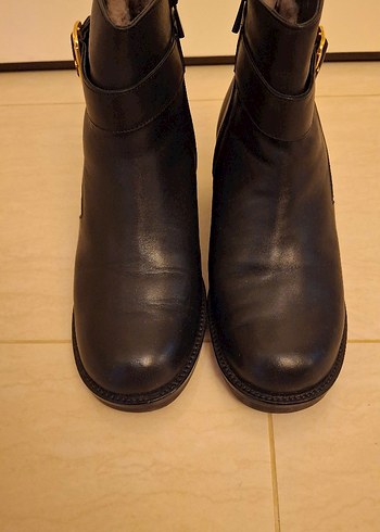 siyah deri bot - Görsel 8