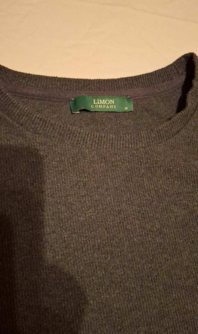 Erkek gri Basic Sweatshirt - Görsel 2