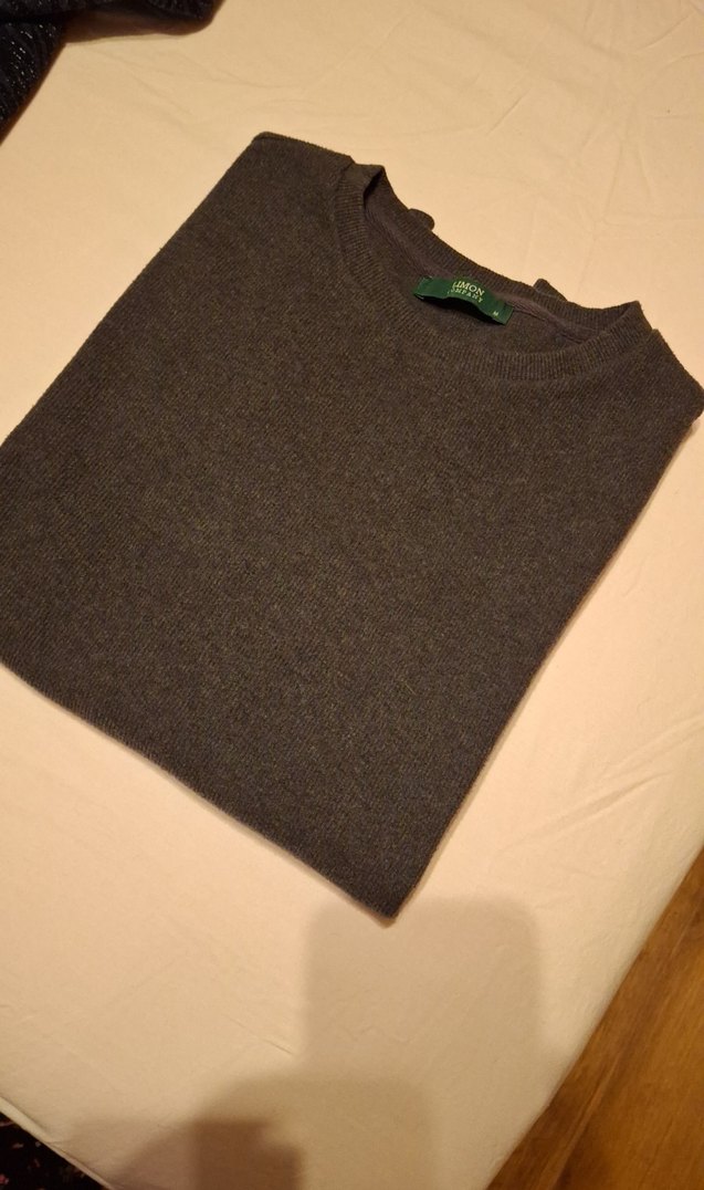Erkek gri Basic Sweatshirt - Görsel 3