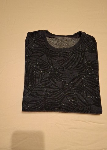 laci siyah Sweatshirt kalın penye - Görsel 3