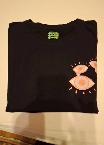 Sokak Stili Siyah Baskılı  Tişörtü bay bayan giyebilir - Görsel 4