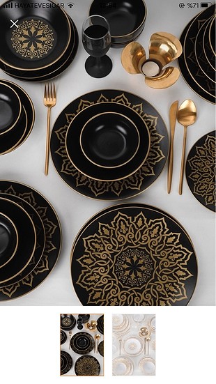 Keramika 24 parça yemek takımı