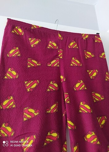 m Beden kırmızı Renk Polar pijama 