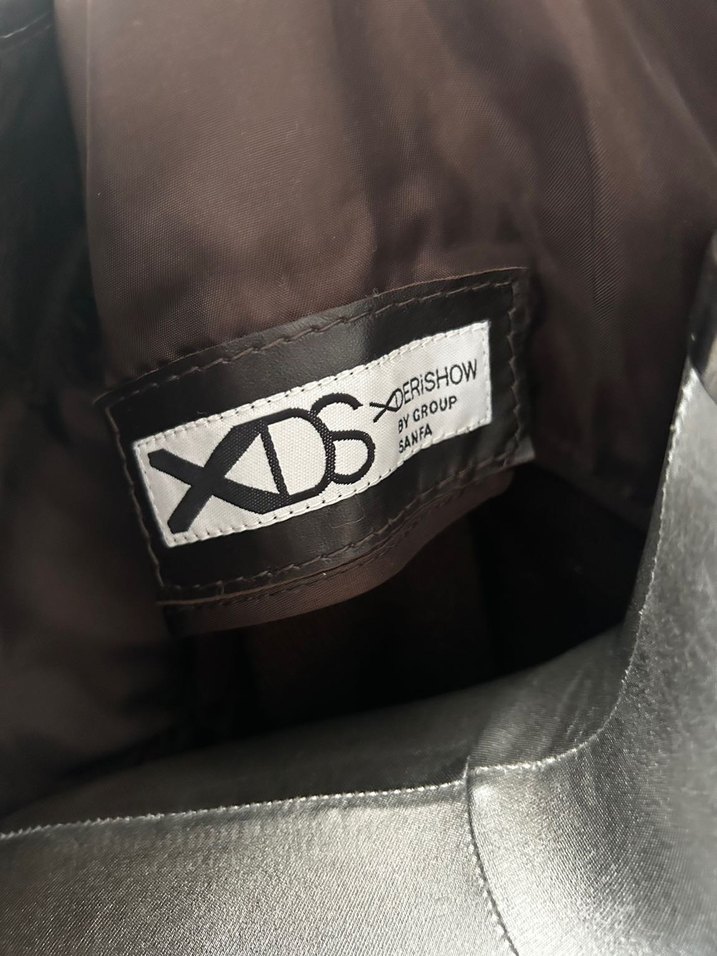 Deri show orjinal kürklü ceket - Görsel 4