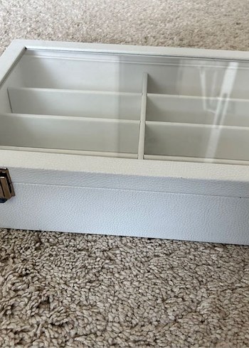 Beyaz Gözlük Organizer Kutusu - Görsel 5