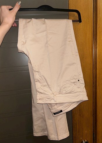 Elena Miro Bej Kadın Regular Fit Pamuk Pantolon - Görsel 2